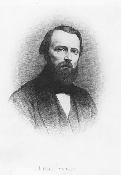 Portrait of Pierre Larousse by Henri Joseph Dubouchet